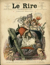 Ilustracja Charlesa Leandre (1862-1934) do okładki Le Rire