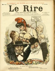 Ilustracja Charlesa Leandre (1862-1934) do okładki Le Rire