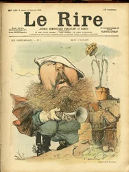 Ilustracja Charlesa Leandre (1862-1934) do okładki Le Rire