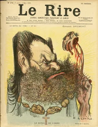 Ilustracja Charlesa Leandre (1862-1934) do okładki Le Rire