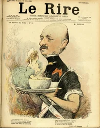 Ilustracja Charlesa Leandre (1862-1934) do okładki Le Rire