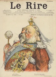 Król Anglii Edward VII, ilustracja do Le Rire