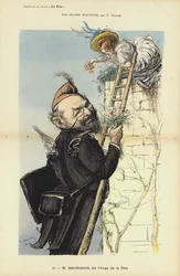Leon Bourgeois, francuski polityk, ilustracja do Le Rire