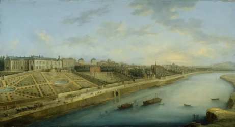 Passy i Chaillot widziane z Grenelle, około 1743 r. (obraz)
