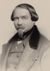 Portret kompozytora Jean-Georgesa Kastnera 1810-1867, 1857.