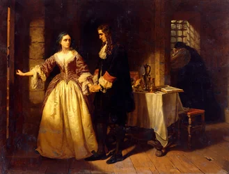 Rozstanie lorda Williama i lady Rachel Russell w 1683 r.