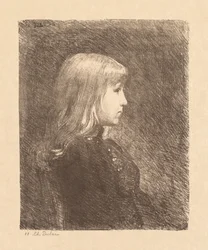 Młoda dama Młoda dziewczyna, 1892.