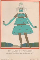 Ogrody Wersalu, luty 1913 (druk szablonowy)