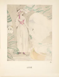 Lété, z kolekcji Fashion Plates, 1922 (odbitka w pochoirze)
