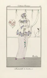 Morning Dress, z Costumes Parisiens, wyd. 1913 (odbitka szablonowa)