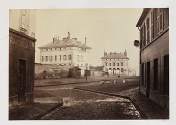 Barriere dItalie, od rue Gerard, Paryż, 1858-78