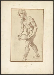 [Mężczyzna z wazonem autorstwa Raphaëla].