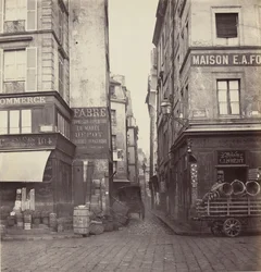 Rue Mondetour, od Rue Rambuteau, lata 60.-70.