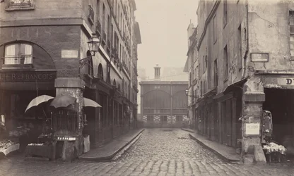 Rue du Contrat-Social, rue de la Tonnellerie, 1864-1865.
