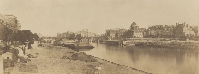 Sekwana od Pont du Carrousel Patrząc w stronę Notre Dame, 1853.