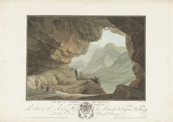 Widok na krajobraz z Jaskini Smoka Vue de la Caverne du Dragon dans le Canton d