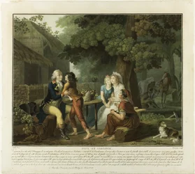 Przybycie Monsieur de la Bourdonnais, płyta 3 z Paul et Virginie