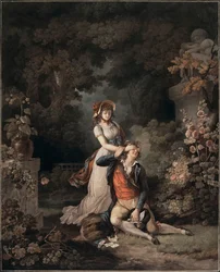 Kochanek przyłapany na nieświadomości”, 1790.