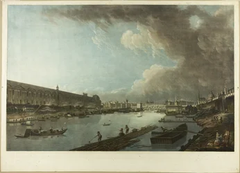 Widok na Tuileries, Luwr i Pont Neuf