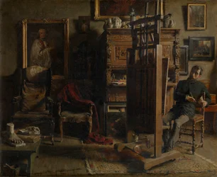 Studio malarza Julesa Lambeaux