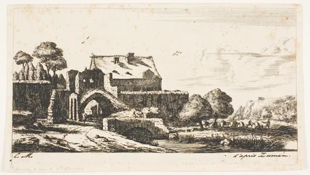 Młyn wodny w pobliżu Saint-Denis