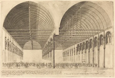 Salle des Pas-Perdus w dawnym Palais-de-Justice, Paryż (Antykamber Pałacu Sprawiedliwości, Paryż)