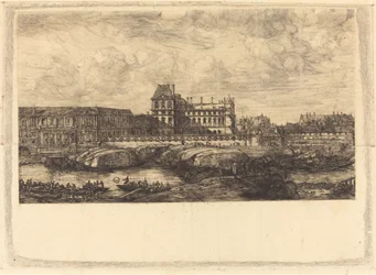Stary Luwr z obrazu Zeemana, 1651 (Stary Luwr, z obrazu Zeemana, l651)