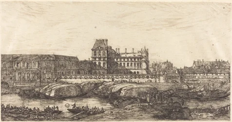 Stary Luwr, obraz Zeemana, 1651