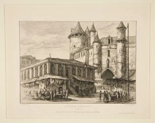 Le Grand Châtelet [około 1780 według rysunku z epoki]