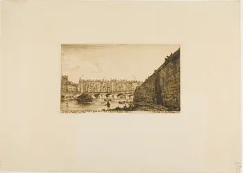 Pont-au-Change, Paryż, ok. 1784