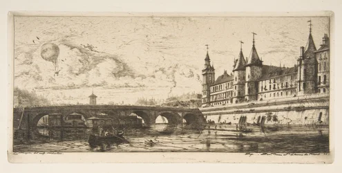 Pont-au-Change, Paryż, z "Akwafort paryskich"