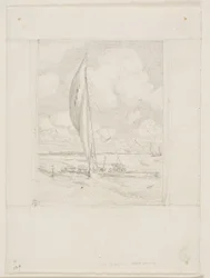 Szybko żeglująca proa, archipelag Mulgrave, Oceania