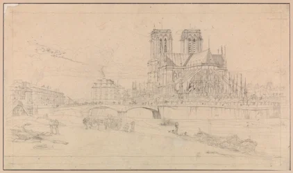 Apsydy katedry Notre-Dame w Paryżu