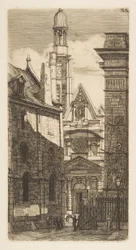 Kościół Saint-Étienne-du-Mont w Paryżu