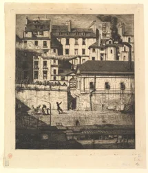 Kostnica, Paryż La Morgue, 1854.