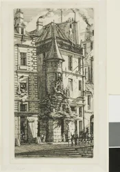 Wieża przy rue de la Tixeranderie.