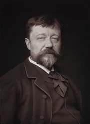 Album Artistique et Biographique, 5 rok, Salon 1885; portret francuskiego malarza Casimira Destrema.
