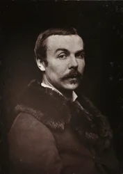 Album Artistique et Biographique, 5 rok, Salon 1885; portret francuskiego malarza Alberta Bettanniera (1851-1932).