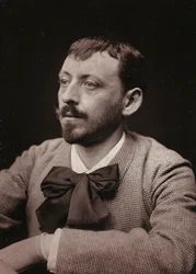 Album Artistique et Biographique, 5 rok, Salon 1885; portret francuskiego malarza Frédérica Montenarda (1849-1926).