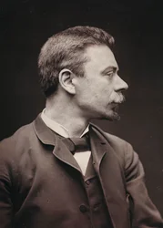 Album Artistique et Biographique, 6 rok, Salon 1885; portret francuskiego malarza Josepha Paula Meslé (1855-1929).