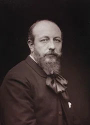 Album Artistique et Biographique, 6 rok, Salon 1885; portret francuskiego malarza Rogera Jourdaina (1845-1918).