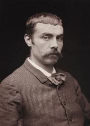 Album Artistique et Biographique, 6 rok, Salon 1885; portret malarza Gardette Louisa.