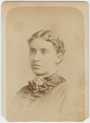Carte de vision lub Lottie Grimke, c.1870