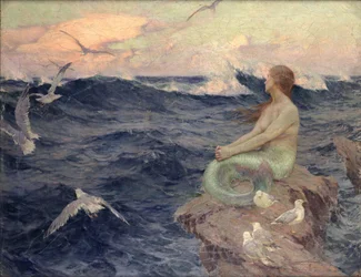 Syrenka (olej na płótnie)