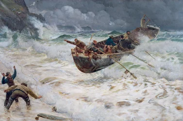 Jak łódź wróciła do domu, 1886