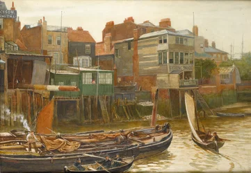 Tamiza w Cold Harbour, Blackwall, 1896