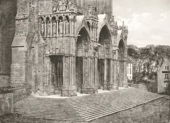 Katedra w Chartres - portal południowy, XII wiek