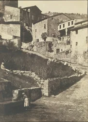 Ulica w Grasse, 1852.