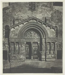 Arles: The West Porch of Saint-Trophime, 21 października 1854, wydrukowane w 1982.