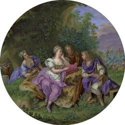 Guéridon of Elżbieta Grabowska (detail)